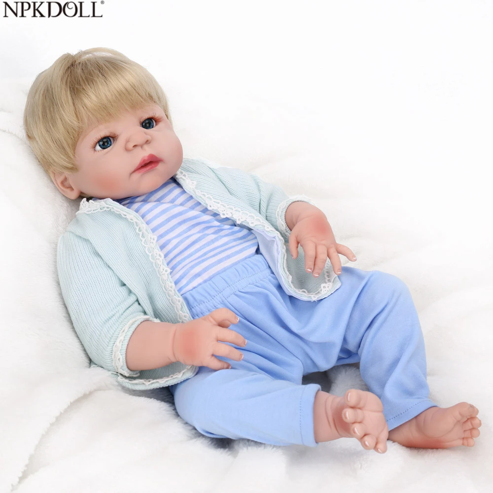 NPKDOLL 55cm Silicone Reborn Doll Boy Cute Toys Baby Alive Reborn Wholesale Doll Baby For Child Kindergarten Lifelike Toys
NPKDOLL 55cm Silicone Reborn Doll Boy Cute Toys Baby Alive Reborn Wholesale Doll Baby For Child Kindergarten Lifelike Toys