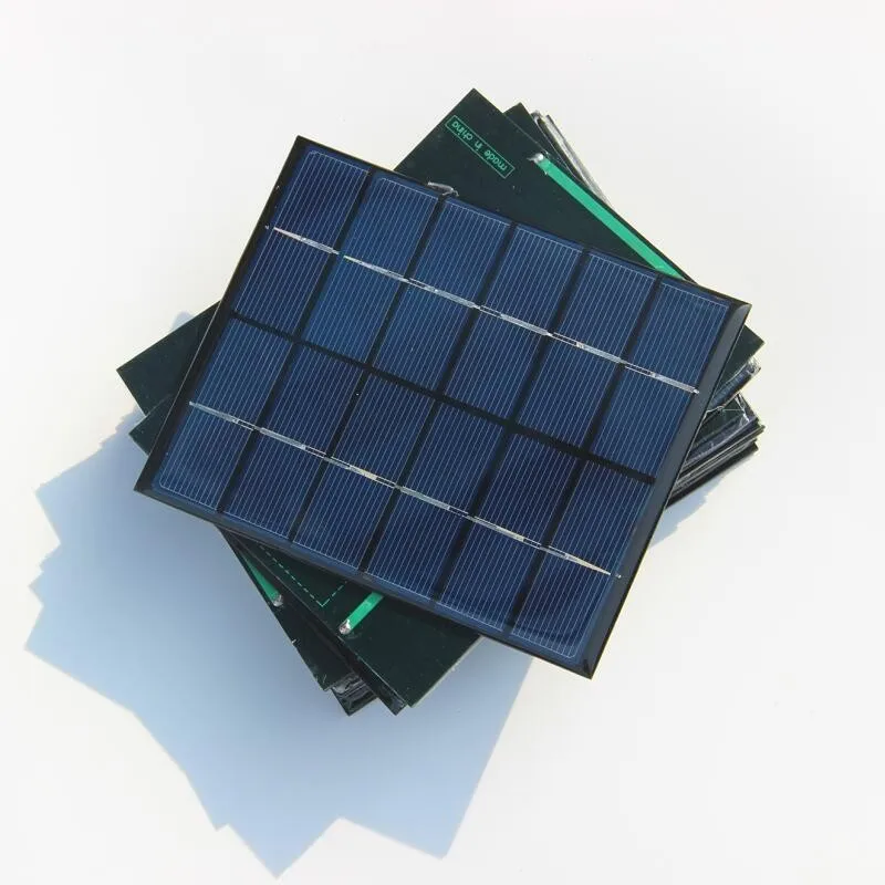 BUHESHUI Mini 2W 6V Solar Cell Polycrystalline Panel Module DIY Charger 330mA 136*110MM Free Shipping | Электроника