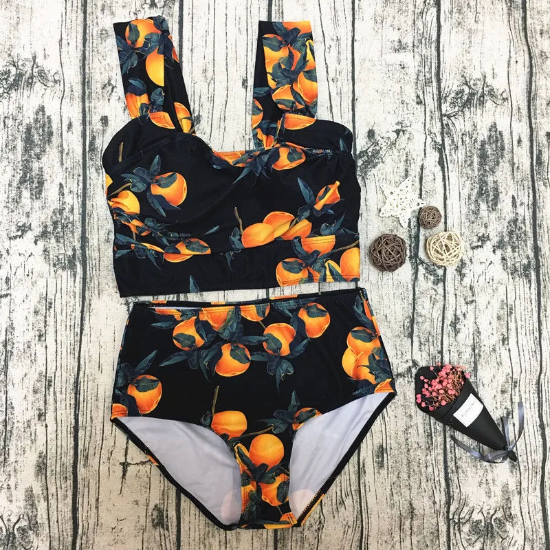 WackDaria new sexy bikini set high waist women swimsuit swimwear orange printed printed summer swimsuit maillot de bian femma
WackDaria new sexy bikini set high waist women swimsuit swimwear orange printed printed summer swimsuit maillot de bian femma