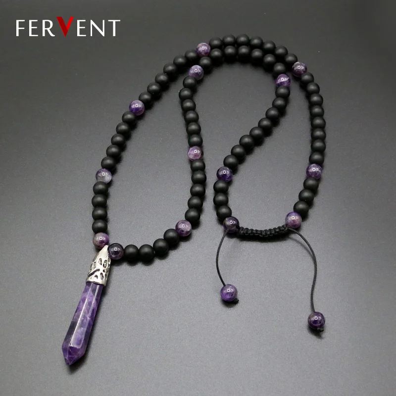 Fashion Natural Stone onxy Lava Energy Column Hexagonal Pendant Necklace Tiger Eye Long Beaded Yoga Necklace Jewelry for Men
Fashion Natural Stone onxy Lava Energy Column Hexagonal Pendant Necklace Tiger Eye Long Beaded Yoga Necklace Jewelry for Men