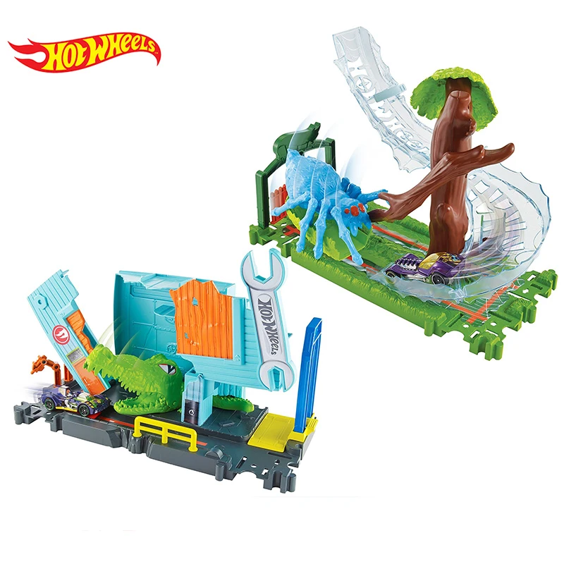 Оригинальный Игрушечный трек Hot Wheels игрушка для мальчиков FNB05 Hotwheels детская