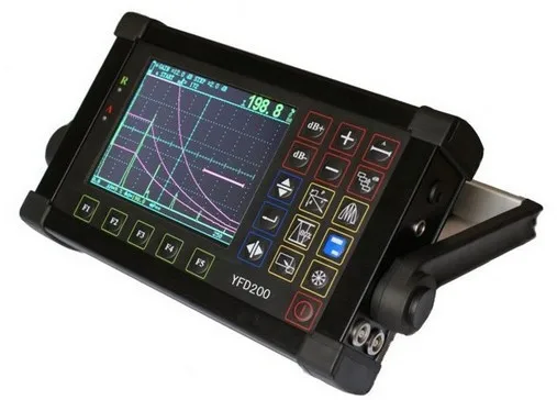 YFD200 Portable NDT Digital Ultrasonic Flaw Detector 0~10000mm with straight probe and 60 and 70 degree Angle probe
YFD200 Portable NDT Digital Ultrasonic Flaw Detector 0~10000mm with straight probe and 60 and 70 degree Angle probe