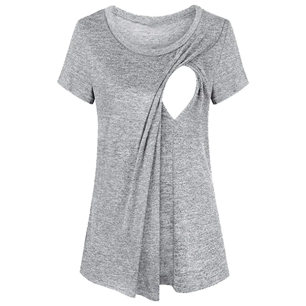 TELOTUNY Women Nursing Top maternity clothes short sleeve Breastfeeding pregnant borstvoeding breast feeding blouse j17
TELOTUNY Women Nursing Top maternity clothes short sleeve Breastfeeding pregnant borstvoeding breast feeding blouse j17