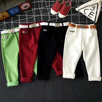 Children's clothing boy pants spring and autumn tide 2018 casual pants girls trousers white black red green candy pants
Children's clothing boy pants spring and autumn tide 2018 casual pants girls trousers white black red green candy pants