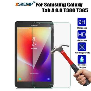 XSKEMP 9H Real Tempered Glass Screen Protector For Samsung Galaxy Tab A 8.0 T380 T385 2017 Ultra Clear Tablet Protective Film
XSKEMP 9H Real Tempered Glass Screen Protector For Samsung Galaxy Tab A 8.0 T380 T385 2017 Ultra Clear Tablet Protective Film