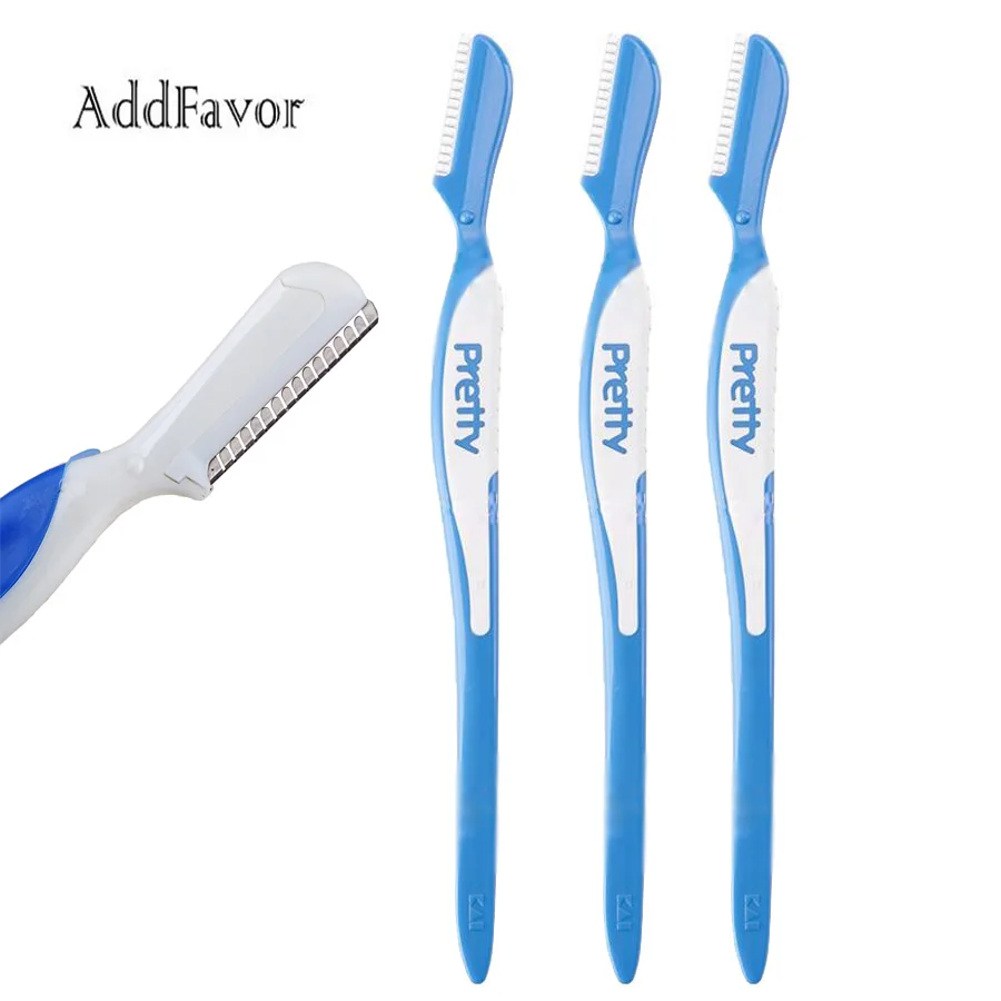 AddFavor Makeup Eyebrow Trimmer Razor Shaver Beauty Tools Ladies Eye Brow Shaper Bikini Shaving Razor Blades Facial Hair Remover
AddFavor Makeup Eyebrow Trimmer Razor Shaver Beauty Tools Ladies Eye Brow Shaper Bikini Shaving Razor Blades Facial Hair Remover