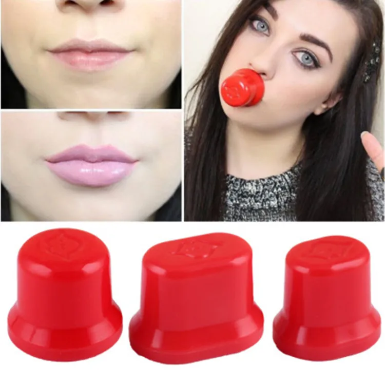 Inflated plastic lips