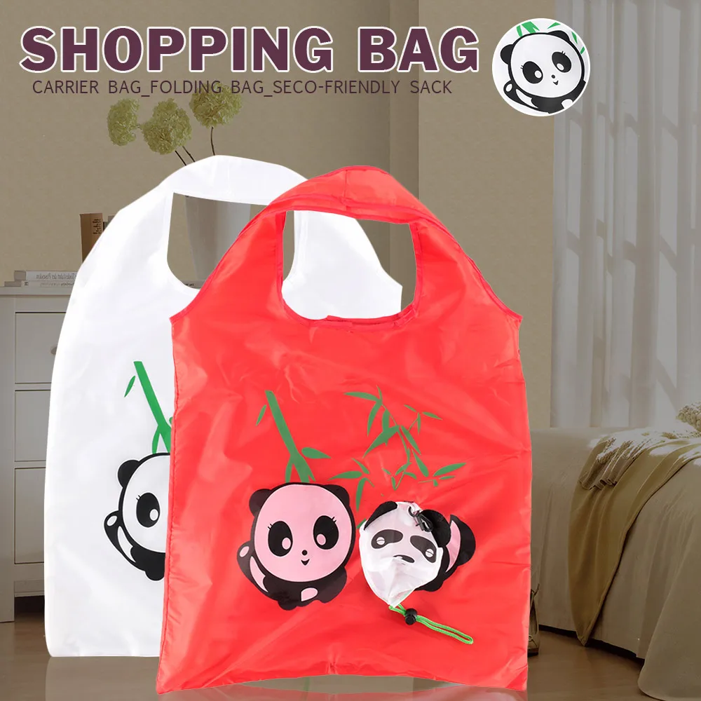 Folding Shopping Bags Cartoon Animal Panda Cute Organizer Waterproof Reusable Bag Home Eco-friendly Bag Storage Handbag
Folding Shopping Bags Cartoon Animal Panda Cute Organizer Waterproof Reusable Bag Home Eco-friendly Bag Storage Handbag