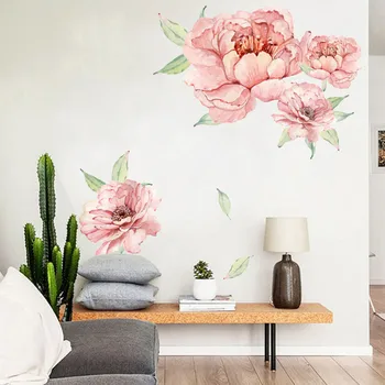Peony Rose Flowers Wall Sticker Art Nursery Decals Kids Room Home Decor Gift Waterproof Removable Wall Stickers window diy #1
Peony Rose Flowers Wall Sticker Art Nursery Decals Kids Room Home Decor Gift Waterproof Removable Wall Stickers window diy #1