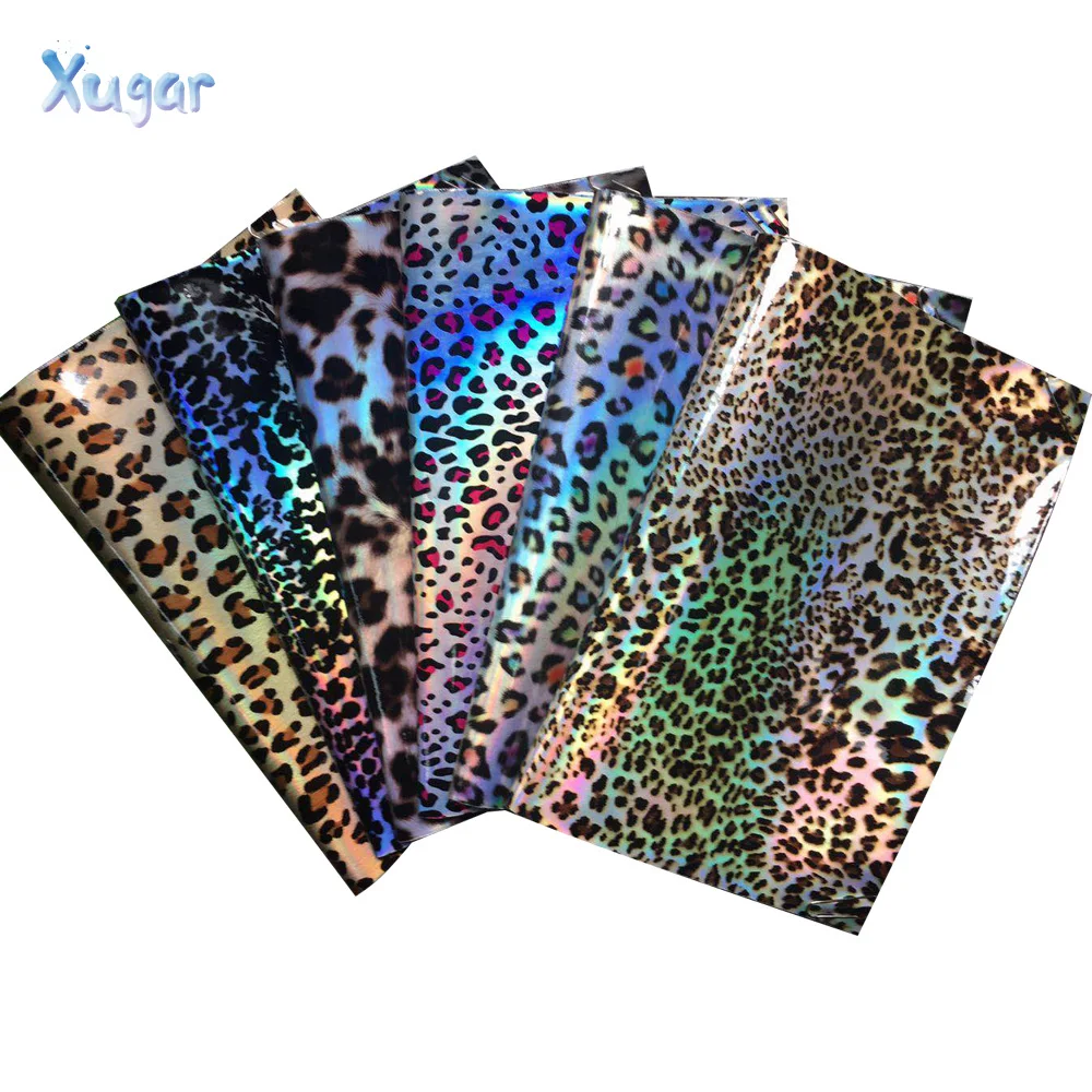 Xugar A4 Laser Leopard Pattern Fake Leather Fabric High Quality faux leather fabric For Bows DIY Materials For Handbags Garments
Xugar A4 Laser Leopard Pattern Fake Leather Fabric High Quality faux leather fabric For Bows DIY Materials For Handbags Garments