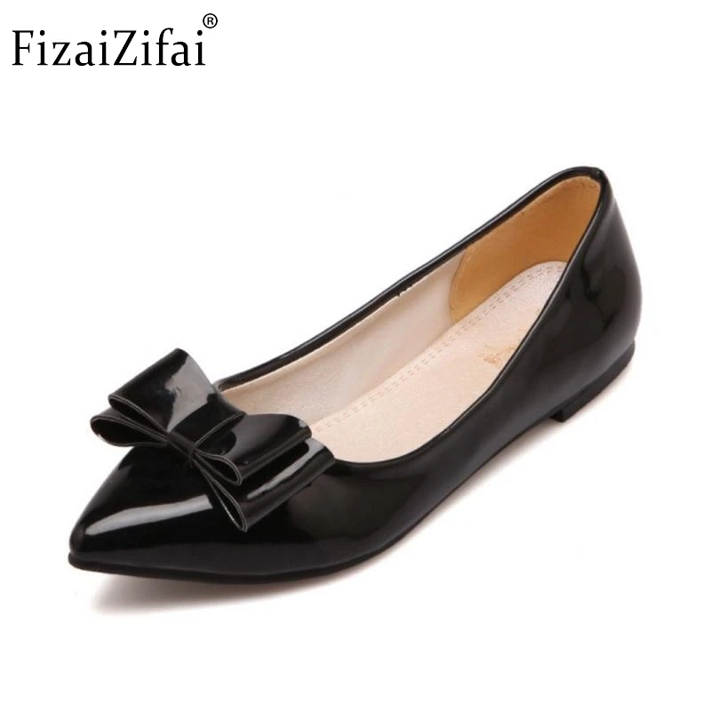 Size 30-49 Women Ballet Flats Shoes Women Patent Leather Bowknot Pointed Toe Office Lady Leisure Shoes Sample Fashion Footwear
Size 30-49 Women Ballet Flats Shoes Women Patent Leather Bowknot Pointed Toe Office Lady Leisure Shoes Sample Fashion Footwear