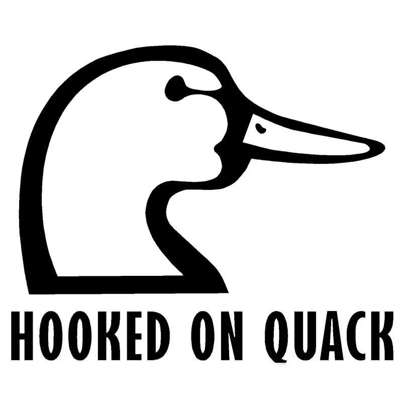 HotMeiNi 12.7CM*10.4CM Hooked On Quack Decal Hunting Duck Truck Sticker Car Stickers Decor Auto Accessories Black Sliver
HotMeiNi 12.7CM*10.4CM Hooked On Quack Decal Hunting Duck Truck Sticker Car Stickers Decor Auto Accessories Black Sliver