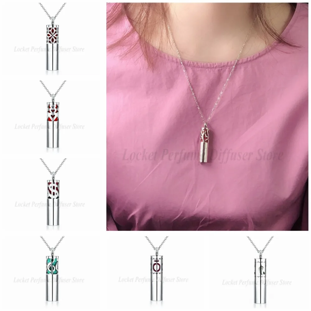 Chinese knot 316L Stainless Steel Cylinder Locket for Aromatherapy Diffuser Necklace Pendant Essential Oil Perfume Women 12 Pads
Chinese knot 316L Stainless Steel Cylinder Locket for Aromatherapy Diffuser Necklace Pendant Essential Oil Perfume Women 12 Pads