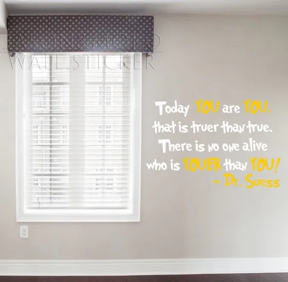Today you are you Dr.Suess wallpaper wall art stickers for home decoration 80*120CM Free shipping
Today you are you Dr.Suess wallpaper wall art stickers for home decoration 80*120CM Free shipping