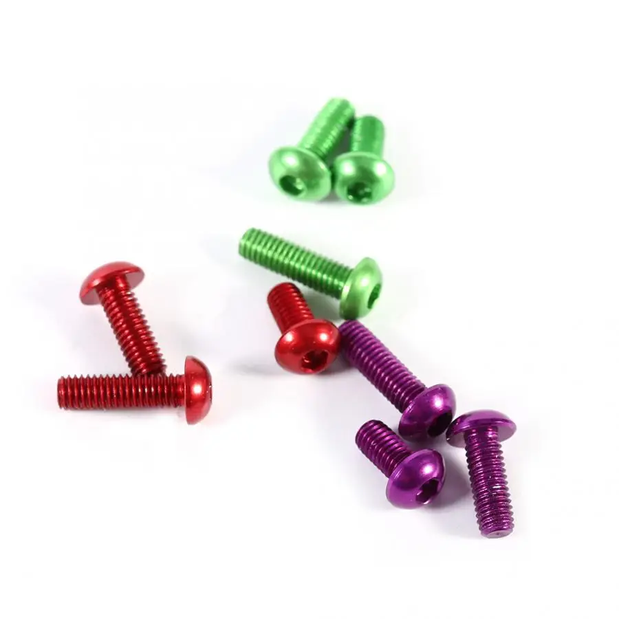 10pcs M3 Screws Parafuso Stainless Steel Socket Screws 6-10mm Screw Colorful Round Hex Socket Aluminum Alloy Bolt
10pcs M3 Screws Parafuso Stainless Steel Socket Screws 6-10mm Screw Colorful Round Hex Socket Aluminum Alloy Bolt