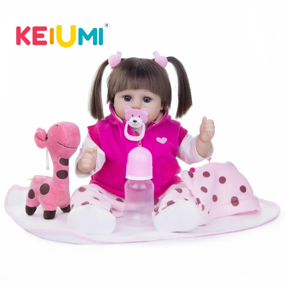 2019 Cute KEIUMI 18 Inch New Style Reborn Baby Lovely Girl Doll With Soft Silicone Vinyl Baby Toy Doll For Children's Day Gifts
2019 Cute KEIUMI 18 Inch New Style Reborn Baby Lovely Girl Doll With Soft Silicone Vinyl Baby Toy Doll For Children's Day Gifts