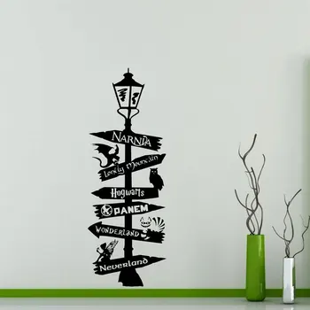 Road Sign Wall Decal Poster Potter Star Wars Narnia Alice Wonderland Quote Sign Geek Gift Vinyl Sticker Art Decor HP03
Road Sign Wall Decal Poster Potter Star Wars Narnia Alice Wonderland Quote Sign Geek Gift Vinyl Sticker Art Decor HP03