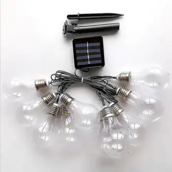10/20 LED Outdoor Solar Powered String Transparent Light Garden Christmas Party Fairy Lamp 4M/6M Christmas String Party Lights
10/20 LED Outdoor Solar Powered String Transparent Light Garden Christmas Party Fairy Lamp 4M/6M Christmas String Party Lights