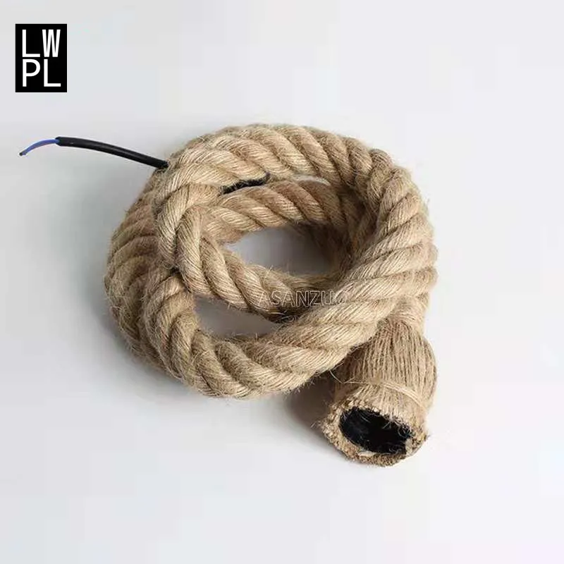 Industrial Hemp Rope Pendant Lights for Living Room Home Light Fixtures Decor Luminaire Vintage Loft Led Lustre Hanging Lamp
Industrial Hemp Rope Pendant Lights for Living Room Home Light Fixtures Decor Luminaire Vintage Loft Led Lustre Hanging Lamp