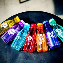 Garrafa de água inquebrável esportes ao ar livre viagem botella de agua portátil à prova de vazamento ciclismo acampamento água garrafa 550 ml(China)