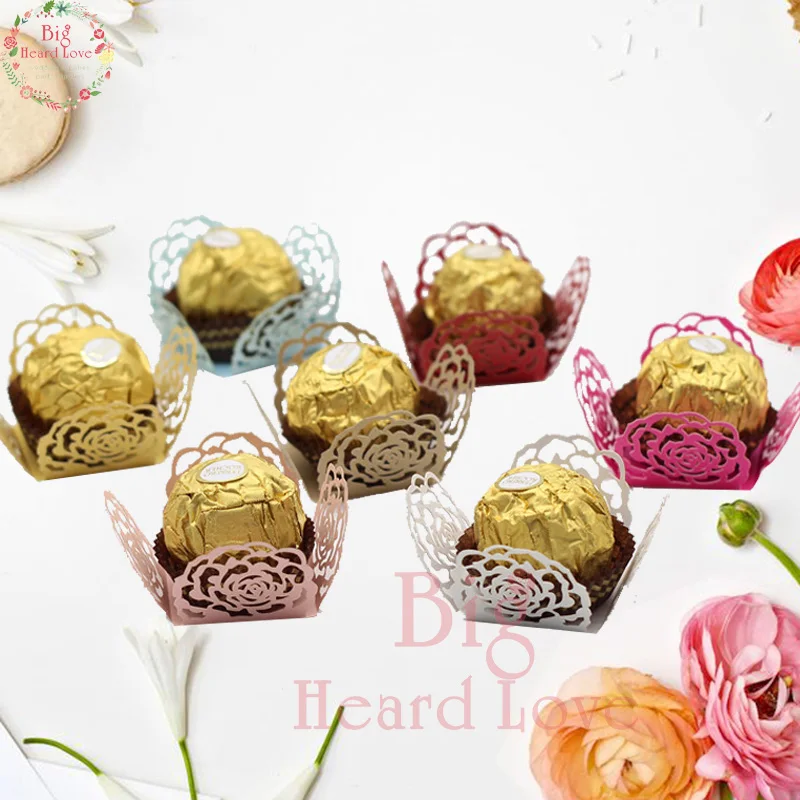 50pcs Laser Cut Rose Candy Bar Wedding Favor Chocolate Bar Birthday Party Candy Box Kids Party Decoration and Gift Marriage 
50pcs Laser Cut Rose Candy Bar Wedding Favor Chocolate Bar Birthday Party Candy Box Kids Party Decoration and Gift Marriage