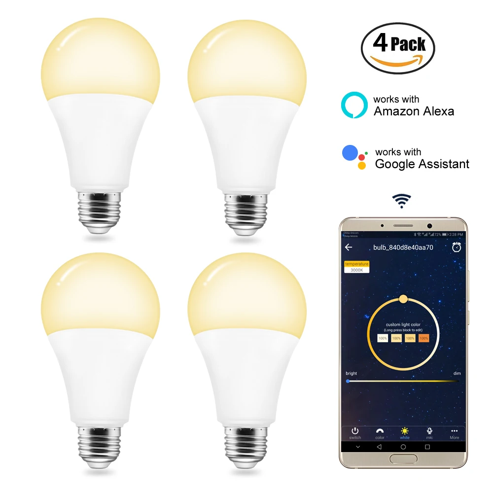 BB Speaker Led Bulbs Wifi Smart Bulb Led Bulb E27/220V/Dimmable Smart Lamp Alexa/Color/Led App Remote Control Warm White Light
BB Speaker Led Bulbs Wifi Smart Bulb Led Bulb E27/220V/Dimmable Smart Lamp Alexa/Color/Led App Remote Control Warm White Light