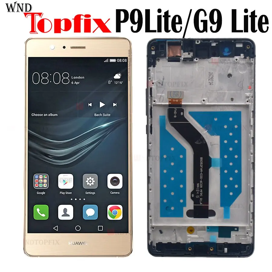 5 2 для Huawei P9 Lite ЖК дисплей с сенсорным экраном сборки запасные части G9 VNS L21 L23 DL00