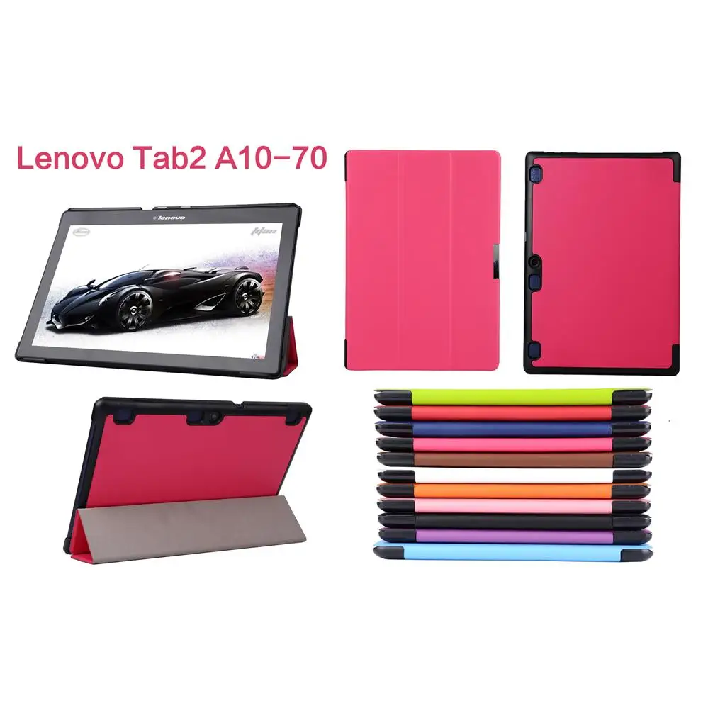 Чехол для планшета Lenovo Tab 2 10 1 (A10-70F A10-70LC 2016) не подходит A10-70 A7600 2014 трехслойный