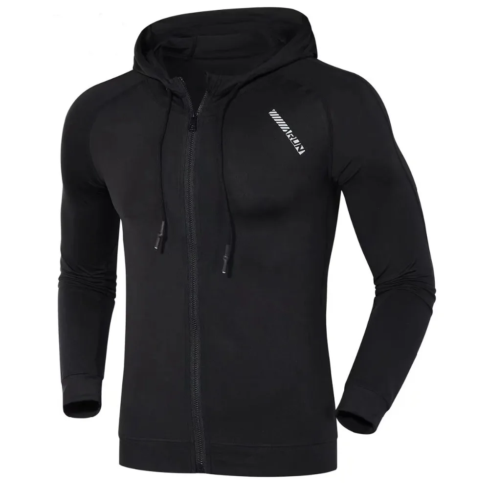 New Men Running Jacket Reflective Running Jackets Hooded Men Soccer Basketball Gym Fitness Jacket Breathable Sports Jogging Coat
New Men Running Jacket Reflective Running Jackets Hooded Men Soccer Basketball Gym Fitness Jacket Breathable Sports Jogging Coat