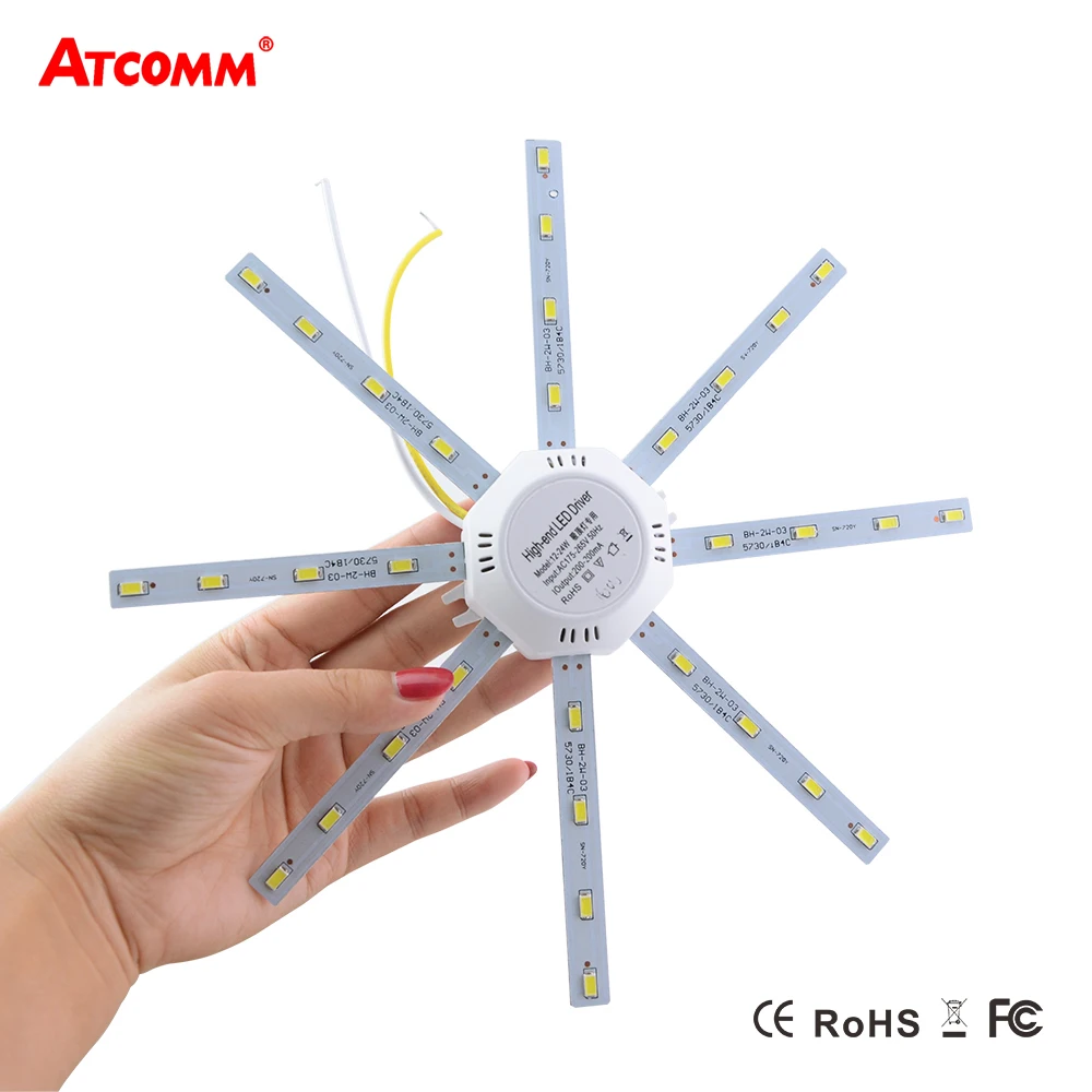 

LED Ceiling Light Source 220V 12W 16W 20W 24W LED Diode Light Source Replace High Lumen SMD 5736 24 32 40 48 LEDs Downlight