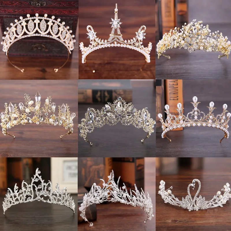 Many Style Tiara Hairwear simulated Pearl Crystal Crown Jewelry Hair Accessories Qween Party Gold Silver Wedding Hair Headwear
Many Style Tiara Hairwear simulated Pearl Crystal Crown Jewelry Hair Accessories Qween Party Gold Silver Wedding Hair Headwear