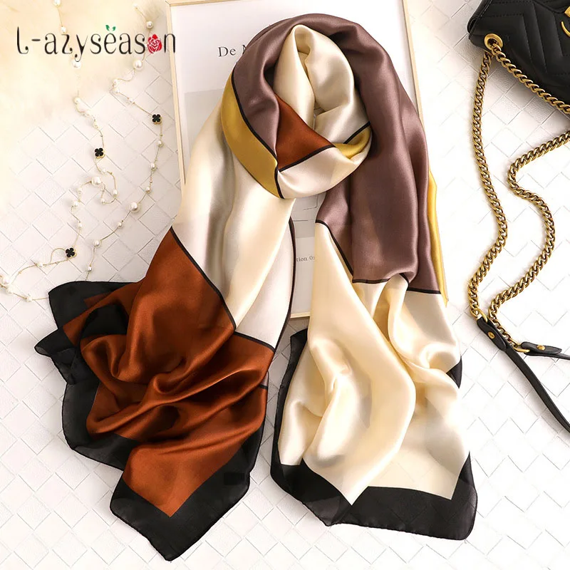 Fashion hijab silk scarf women long satin head Scarves wraps luxury brand winter shawl designer 2019 neckerchief foulard femme
Fashion hijab silk scarf women long satin head Scarves wraps luxury brand winter shawl designer 2019 neckerchief foulard femme
