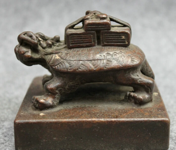 song voge gem S3421 Chinese Dynasty Palace Purple Bronze Dragon Turtle Statue Seal Stamp Signet Set
song voge gem S3421 Chinese Dynasty Palace Purple Bronze Dragon Turtle Statue Seal Stamp Signet Set