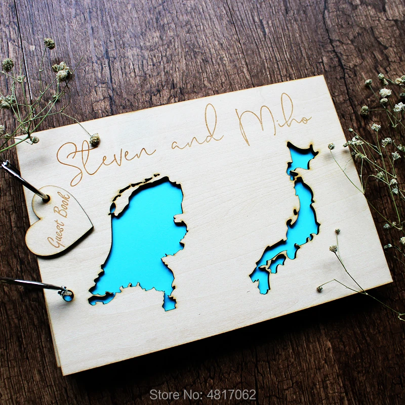 Personalised Duo Country Wedding Guest Book - Wedding Guestbook - Rustic Wedding - World Map - Map Guest Book - Wooden Guest
Personalised Duo Country Wedding Guest Book - Wedding Guestbook - Rustic Wedding - World Map - Map Guest Book - Wooden Guest