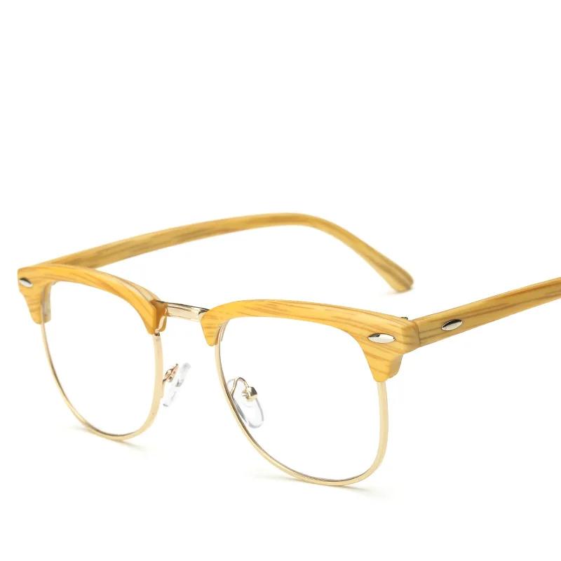 retro Glasses frame men Spectacle frame women Imitation wood grain eyeglasses Metal half frame Reading fashion 2018 vintage
retro Glasses frame men Spectacle frame women Imitation wood grain eyeglasses Metal half frame Reading fashion 2018 vintage