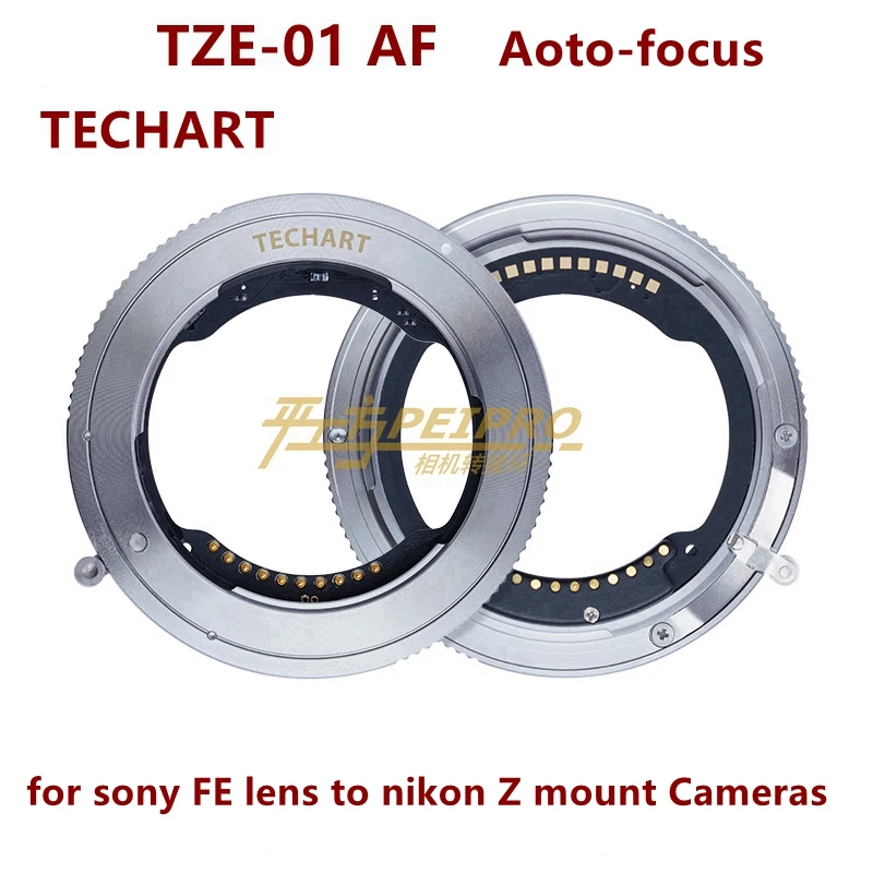 Адаптер для объектива фотокамеры TECHART кольцо с автофокусом Sony FE Tamron Sigma F Mount Lens To