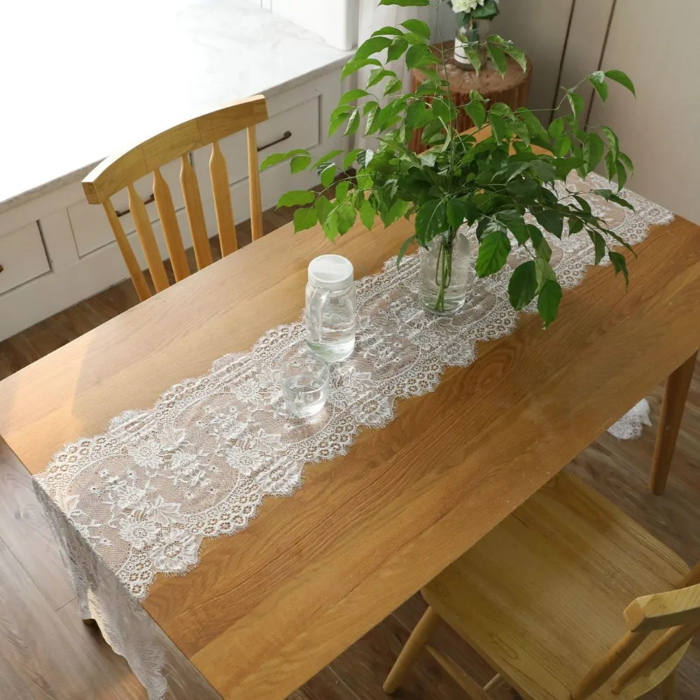 New White/Black Lace Table Runner For Wedding Party Home Hotel Deco Table Runner 35x300cm
New White/Black Lace Table Runner For Wedding Party Home Hotel Deco Table Runner 35x300cm