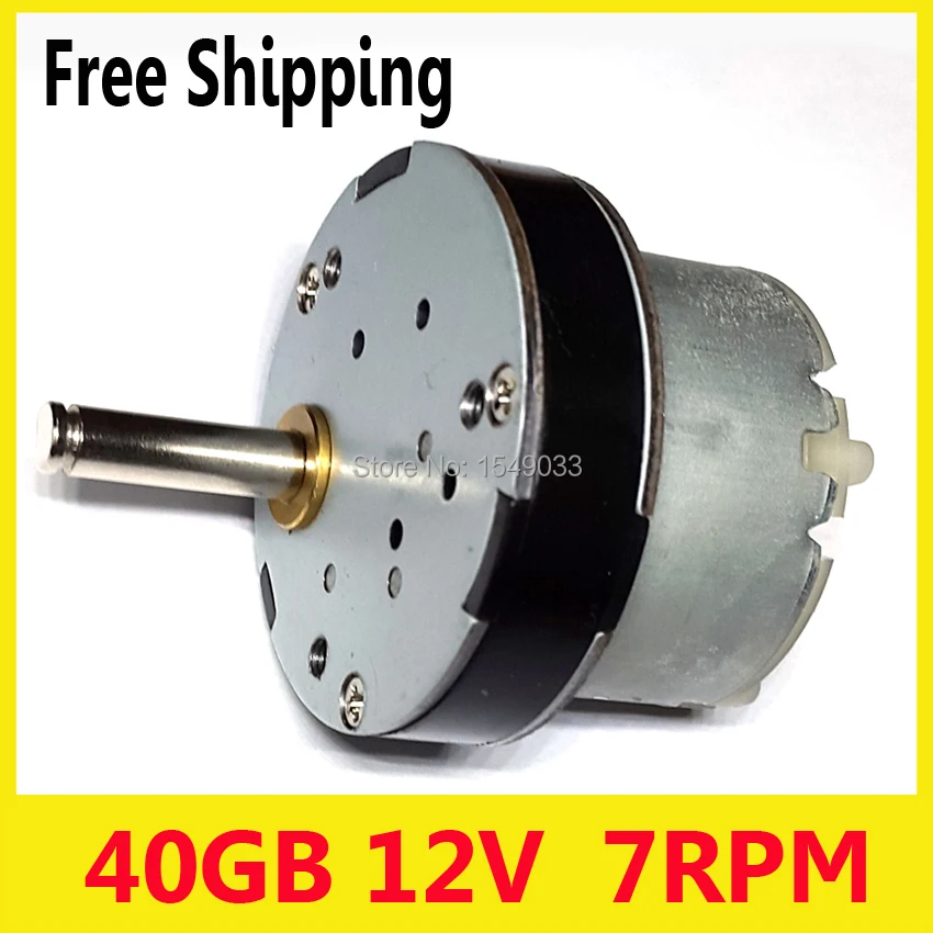 12V DC motor 7RPM 40GB powerful high torque gear box motor gearmotors Operating voltage dc 24v dc 6v dc 3v motor
12V DC motor 7RPM 40GB powerful high torque gear box motor gearmotors Operating voltage dc 24v dc 6v dc 3v motor