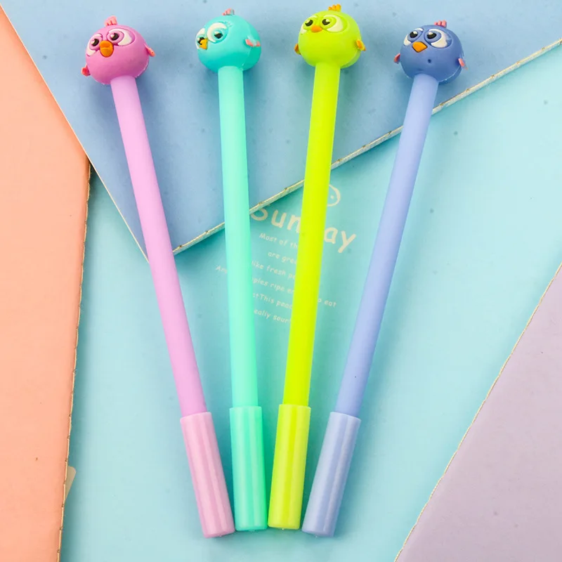4 PCs Creative Stationery Cute Bird Creative Gel Pen Candy - Colored Ink Pen Black School Pen Office Supplies Wholesale
4 PCs Creative Stationery Cute Bird Creative Gel Pen Candy - Colored Ink Pen Black School Pen Office Supplies Wholesale