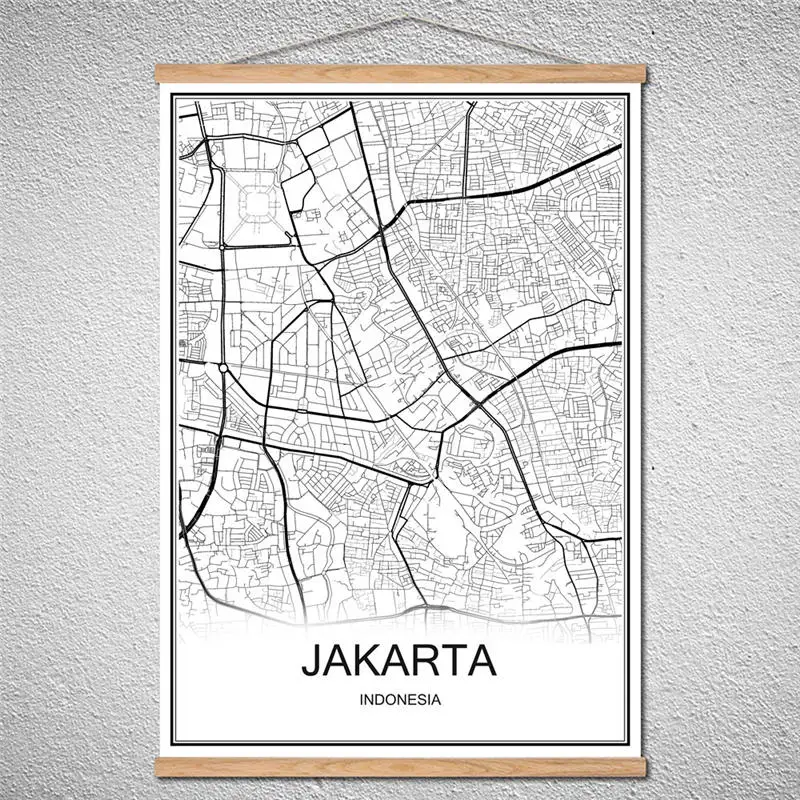 With Frame JAKARTA World City map Oil Painting Modern poster Canvas Abstract print picture Customized Pattern Decor Home
With Frame JAKARTA World City map Oil Painting Modern poster Canvas Abstract print picture Customized Pattern Decor Home