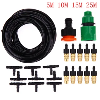 5/10/15/25M Drip Irrigation Kit Outdoor Garden Misting Cooling System Fitting 10pcs Nozzles Kit Mist Garden Sprinkler Water Kits
5/10/15/25M Drip Irrigation Kit Outdoor Garden Misting Cooling System Fitting 10pcs Nozzles Kit Mist Garden Sprinkler Water Kits