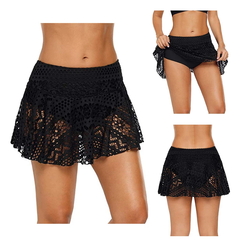Women's Plus Size Lace Crochet Skirted Bikini Hollow Out Bottom Swimsuit Short Casual Sports Swim Beach Mini Skirt
Women's Plus Size Lace Crochet Skirted Bikini Hollow Out Bottom Swimsuit Short Casual Sports Swim Beach Mini Skirt