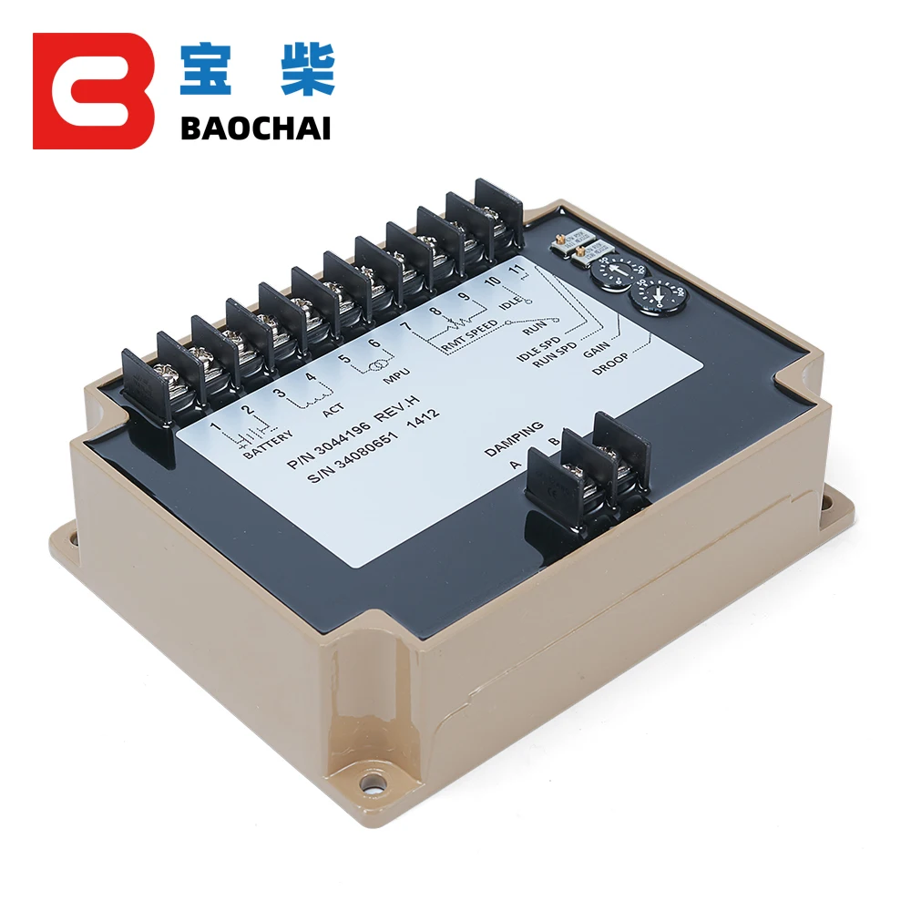 Engine Control Governor 3044196 Diesel Generator Set automatic speed dc motor controller module 12v 24v
Engine Control Governor 3044196 Diesel Generator Set automatic speed dc motor controller module 12v 24v