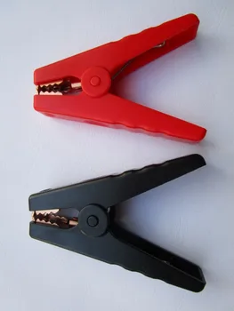 30 pcs (15 pair) Battery Clip Insulated Clamp 95mm 10A Red and Black ML 
30 pcs (15 pair) Battery Clip Insulated Clamp 95mm 10A Red and Black ML