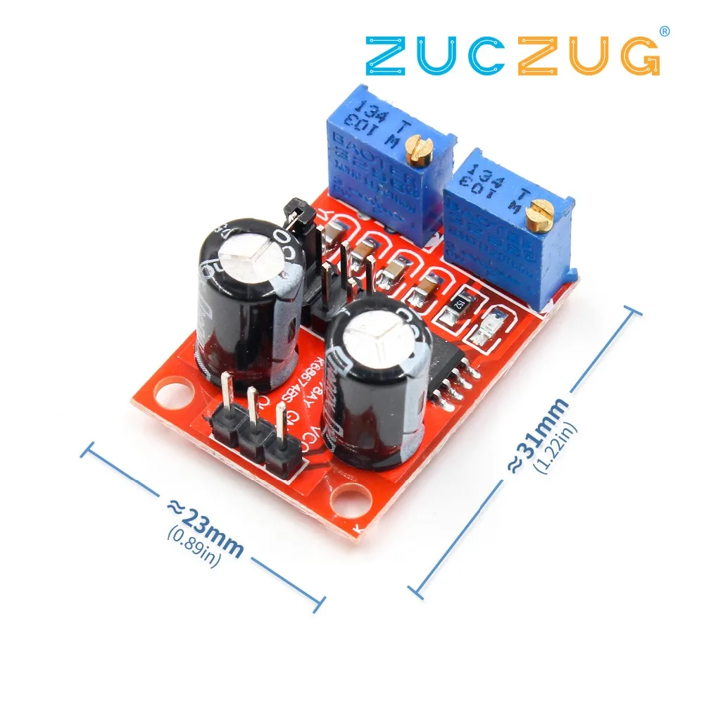 NE555 импульсный Частотный рабочий цикл регулируемый модуль генератор сигналов