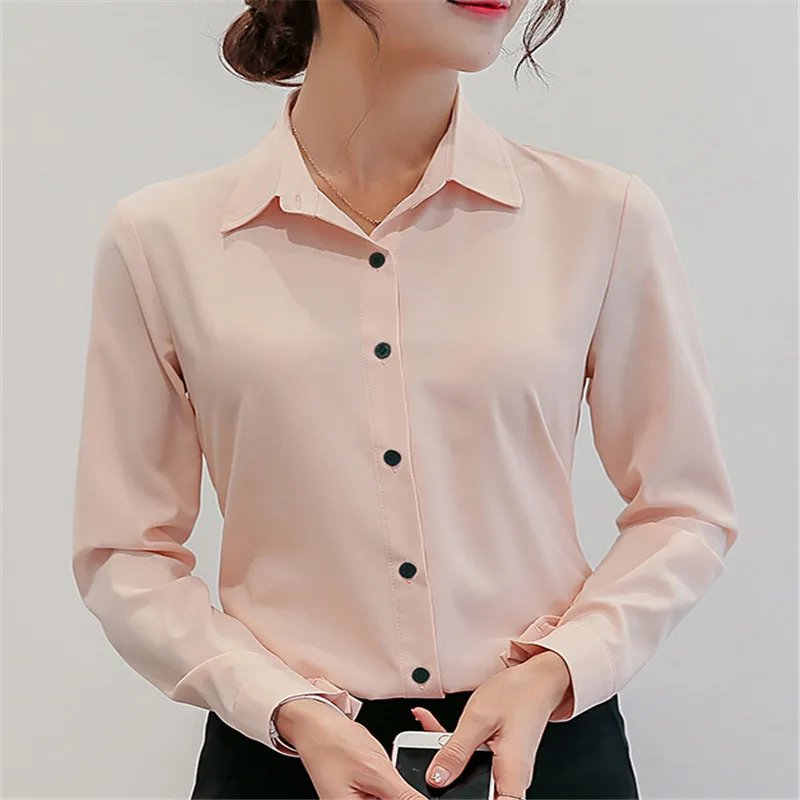 Sanishroly Spring Autumn Women White Blouse Solid Casual Chiffon Blouses Female Long Sleeve Office Shirts Tops Plus Size SE524
Sanishroly Spring Autumn Women White Blouse Solid Casual Chiffon Blouses Female Long Sleeve Office Shirts Tops Plus Size SE524