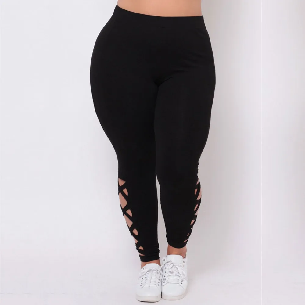 Women Yoga Pants Leggings Elbows For Fitness Tights Women Large Sizes Elastic Leggings Solid Criss-Cross Hollow Out Sport Pants
Women Yoga Pants Leggings Elbows For Fitness Tights Women Large Sizes Elastic Leggings Solid Criss-Cross Hollow Out Sport Pants