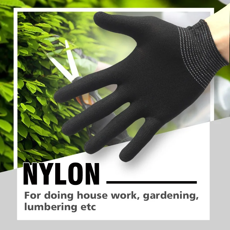 2Pairs Nylon Black Antistatic Work Gloves Knit Working Gardening Lumbering Hand Safety Security Protector Grip White
2Pairs Nylon Black Antistatic Work Gloves Knit Working Gardening Lumbering Hand Safety Security Protector Grip White