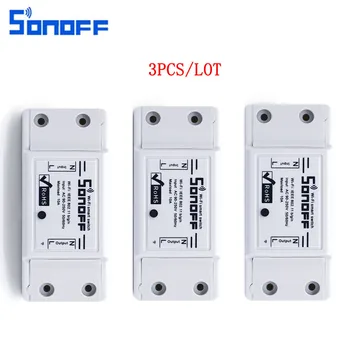3PCS Sonoff Basic Wifi Smart Switch Wireless Remote Light Power Switch Wifi Controlled Universal DIY Smart Home Wi-fi Switches
3PCS Sonoff Basic Wifi Smart Switch Wireless Remote Light Power Switch Wifi Controlled Universal DIY Smart Home Wi-fi Switches