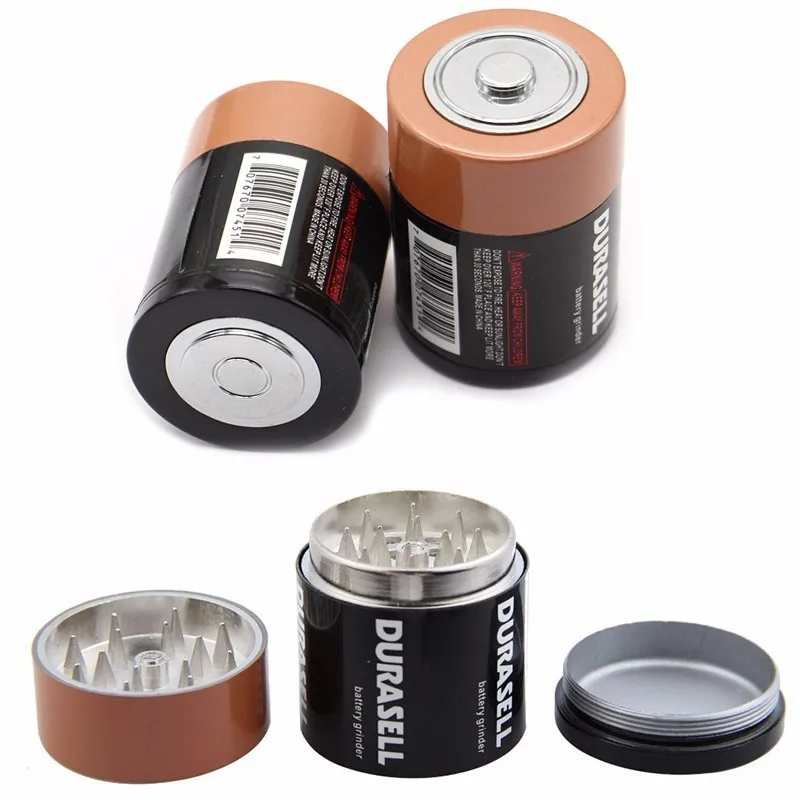 Tobacco Spice Crusher Mill Weed Grinder Battery Shaped Zinc Alloy Herbal Herb Tobacco Grinder Weed Spice Cigarette Smoking Tools
Tobacco Spice Crusher Mill Weed Grinder Battery Shaped Zinc Alloy Herbal Herb Tobacco Grinder Weed Spice Cigarette Smoking Tools